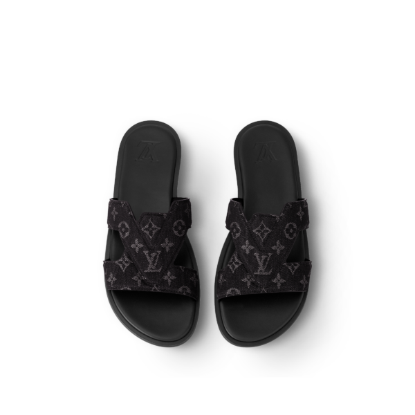 Dep Louis Vuitton LV Oasis Mules 'Black' 1AC699