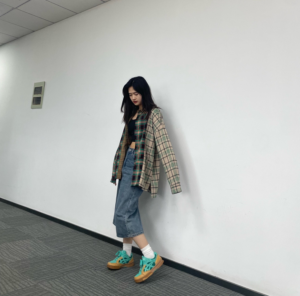 Giay Asics Gel‑Spotlyte x REDCHARCOAL 'Blue' 1203A240-300