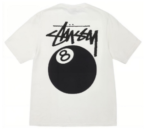 Ao Stussy 8 Ball Tee Pigment Dyed 'White'
