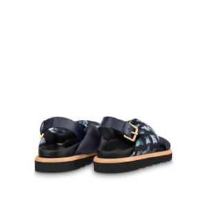 Dep Louis Vuitton Pool Pillow Flat Comfort Sandals 'Navy Blue' 1A9PP2
