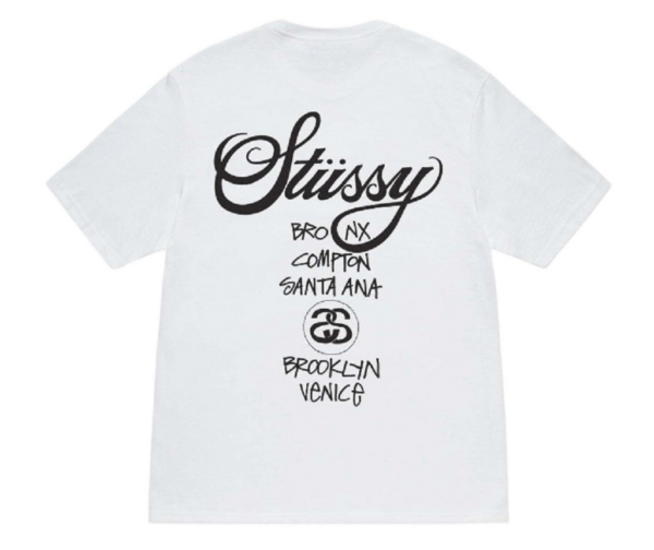 Ao Stussy World Tour Tee 'White'
