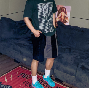 Giay Puma Army Trainer Powder 'Aqua Blue Pink' 398279-01