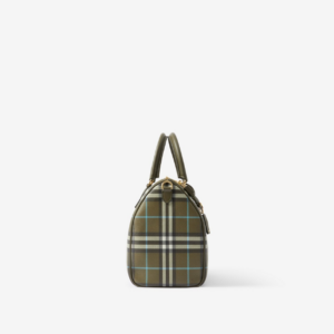 Tui Burberry Check Medium Bowling Bag 'Olive Green' 80745111