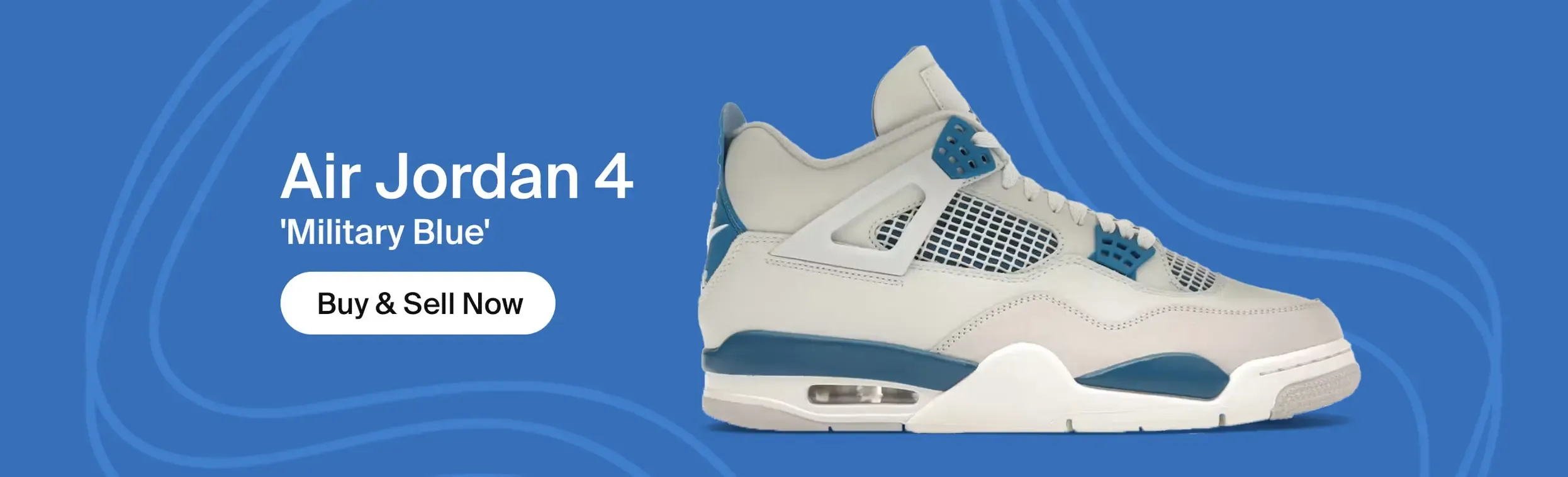 Giày Nike Air Jordan 4 Retro 2024 ‘Military Blue’ FV5029‑141
