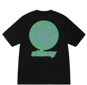 Ao Stussy 8 Ball Grid Tee 'Black'