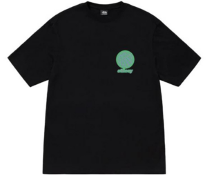 Ao Stussy 8 Ball Grid Tee 'Black'