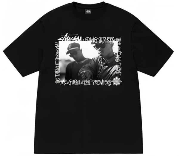 Ao Stussy Gang Starr Take It Personal Tee 'Black'