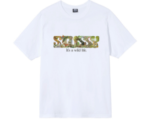 Ao Stussy It's A Wild Life Tee 'White'