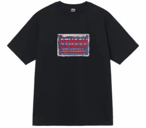 Ao Stussy Plates Tee 'Black'