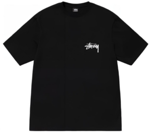 Ao Stussy Plush Tee 'Black'