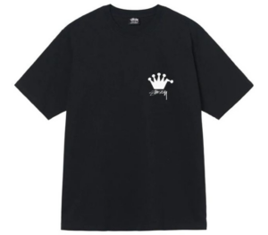 Ao Stussy SS22 Crown Tee 'Black'