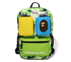 Balo BAPE Kids Woodland Camo Daypack 'Green' 1J30-389-002