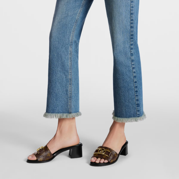 Dep Louis Vuitton Lock It Mules 'Patent' 1A660F