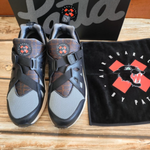 Giay Nike Air Huarache 20Y24 x Patta 'Black Grey' FJ4201-001