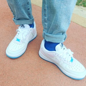 Giay Nike Air Force 1 '07 'White Icy Blue' FV0383-100