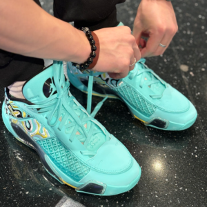 Giay Nike Air Jordan 38 Low x Guo Ailun 'Turquoise' FZ3223-300