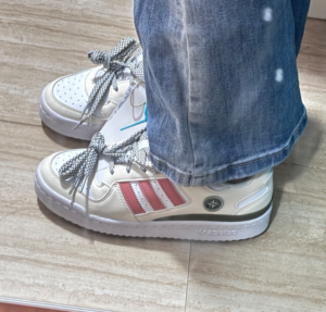 Giay Adidas Forum Low CL J 'White Wonder Clay' IG0283