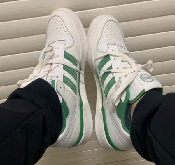 Giay Adidas Forum Low CL 'White Preloved Green' IG3778