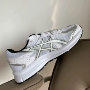 Giay Asics Jog 100 S 'White Black' 1201A556‑100