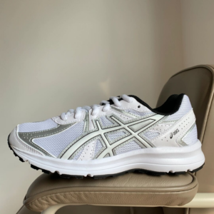 Giay Asics Jog 100 S 'White Black' 1201A556‑100