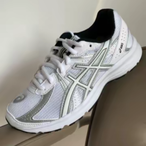 Giay Asics Jog 100 S 'White Black' 1201A556‑100