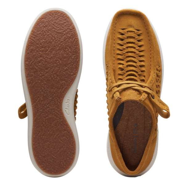 Giay Clarks Courtliteweave 'Brown' 261724507