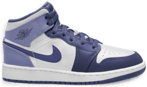 Giay Nike Air Jordan 1 Mid GS 'Purple Toe' DQ8423-515