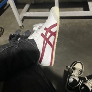 Giay Onitsuka Tiger Mexico 66 'White Burgundy' D4J2L-0125