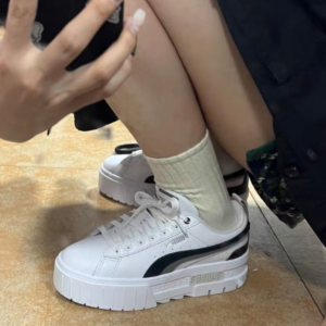 Giay Puma Karmen Rebelle 'White Black' 387212-02