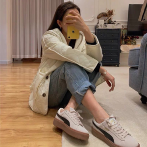 Giay Puma Smash Platform V2 SD 'White Black' 373037-07