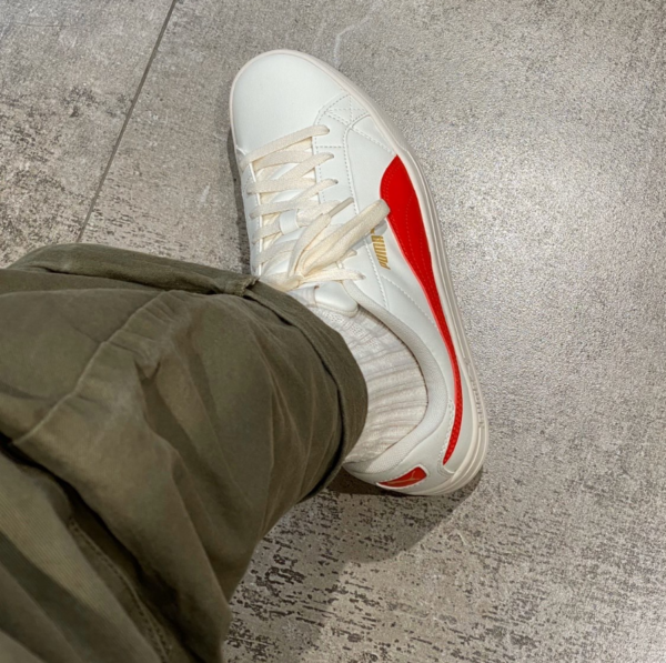 Giay Puma Smash Vulc V3 LO 'White Red' 380752-12