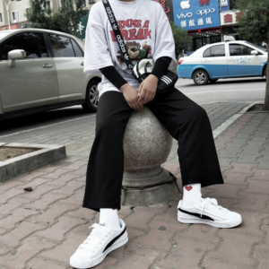 Giay Puma Smash v2 Vulc SL 'White Black' 367308-02