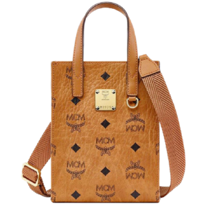 Tui MCM X-Mini Aren Tote Bag In Visetos Nappa 'Cognac' MMTCSKC02CO001