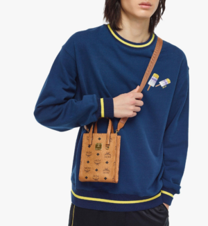 Tui MCM X-Mini Aren Tote Bag In Visetos Nappa 'Cognac' MMTCSKC02CO001