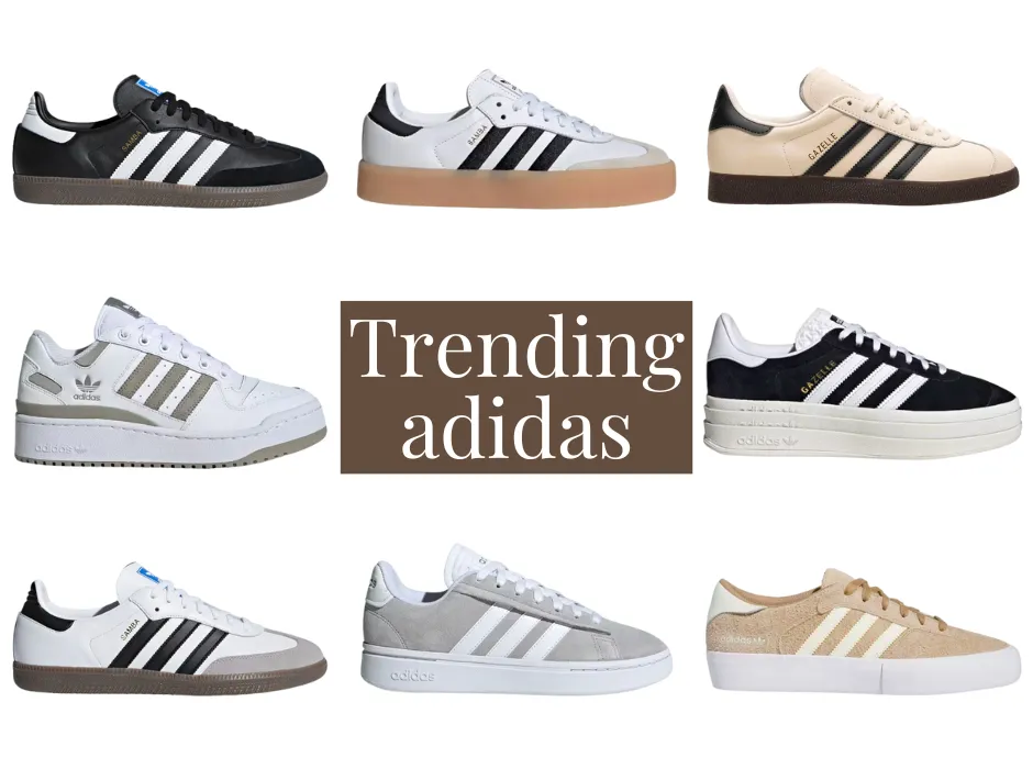 Nhung mau giay adidas tao nen trend nhat tu dau 2024 den nay