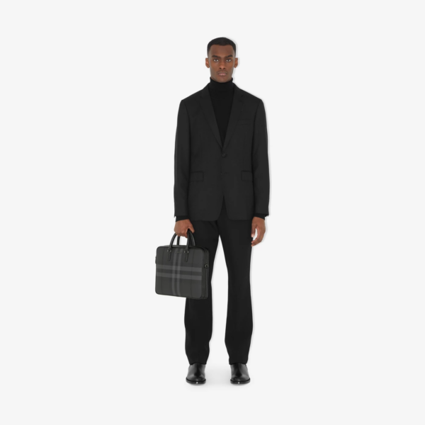 Tui Burberry Slim Ainsworth Briefcaseg 'Charcoal' 80660911