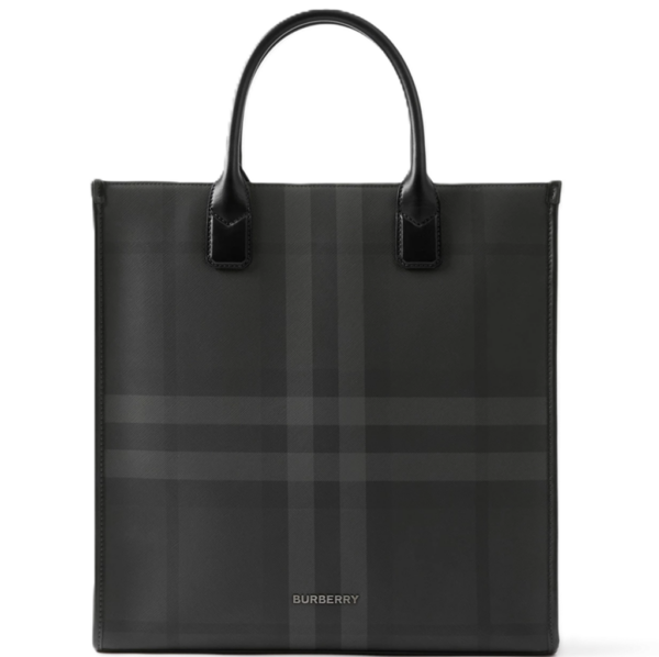 Tui Burberry Slim Vertical Denny Tote 'Charcoal' 80629511
