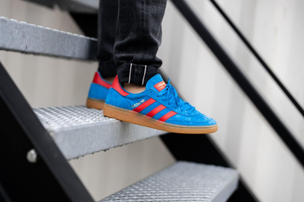Giay Adidas Handball Spezial 'Bright Blue & Vivid Red' FX5675