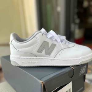 Giay New Balance BB80 'White Grey' BB80GRY