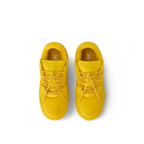Giay Louis Vuitton LV Maxi Trainers 'Yellow' 1ACN2A