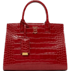 Tui Burberry Embossed Leather Bag 'Dark Carmine' 80566791