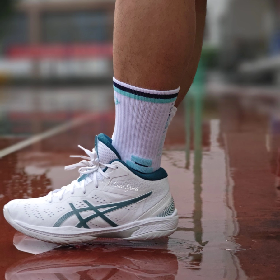 Giày Asics Gelhoop V16 'White Teal' 1063A078-101 Authentic-Shoes