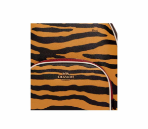 Balo Coach Court Tiger Print 'Honey Black Multi' C6987-IMTKC