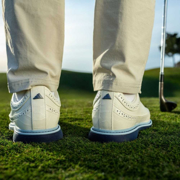Giay Adidas MC80 Spikeless Golf 'White Collegiate Navy' ID4749