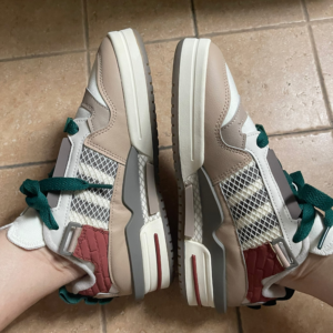 Giay Adidas Originals Forum Low Shoes 'Brown Grey Red' IG3678