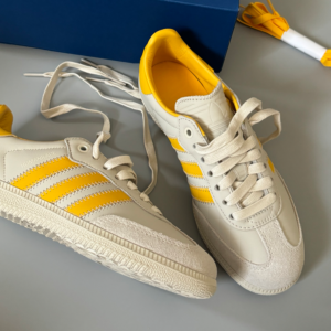 Giay Adidas Pharrell x Samba Human Race 'Gold' ID9068