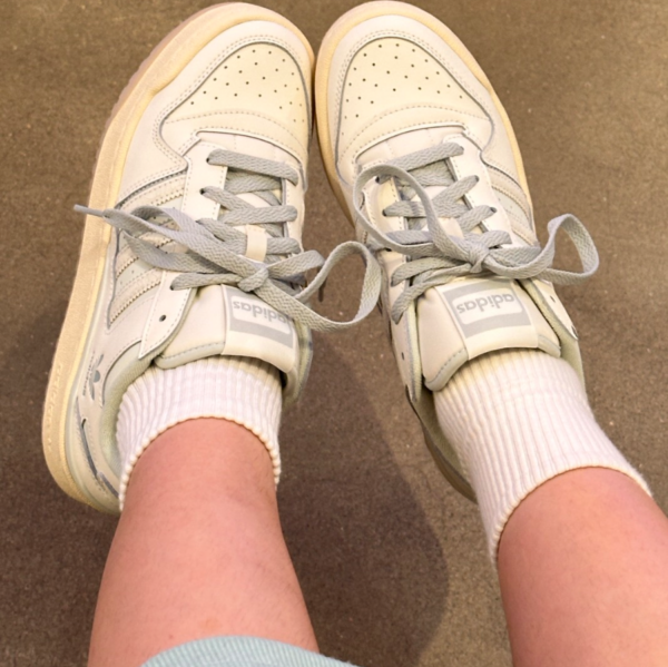 Giay Adidas Wmns Forum Bold Stripes 'White Silver' IG3973