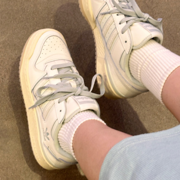 Giay Adidas Wmns Forum Bold Stripes 'White Silver' IG3973