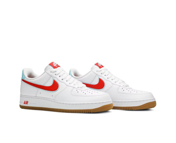 Giay Nike Air Force 1 Low 'White Red Glacier Ice' DA4660-101