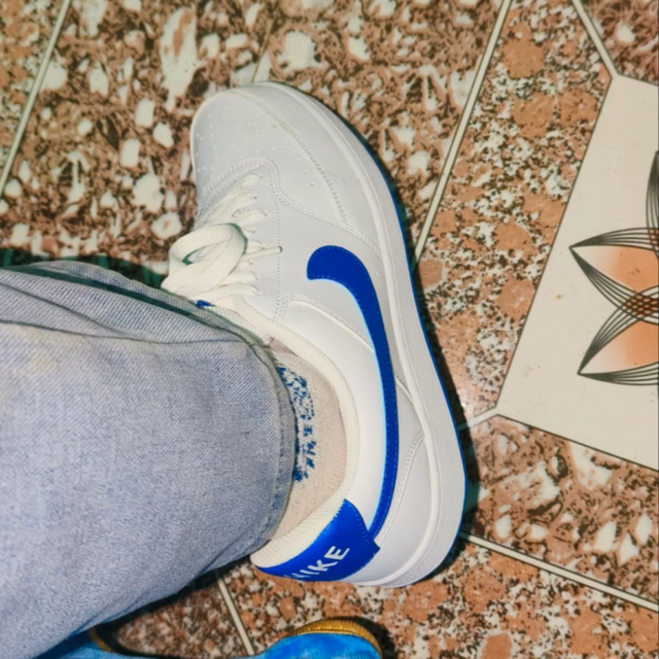 Giay Nike Court Vision Low 'White Royal Blue' FZ0624-100